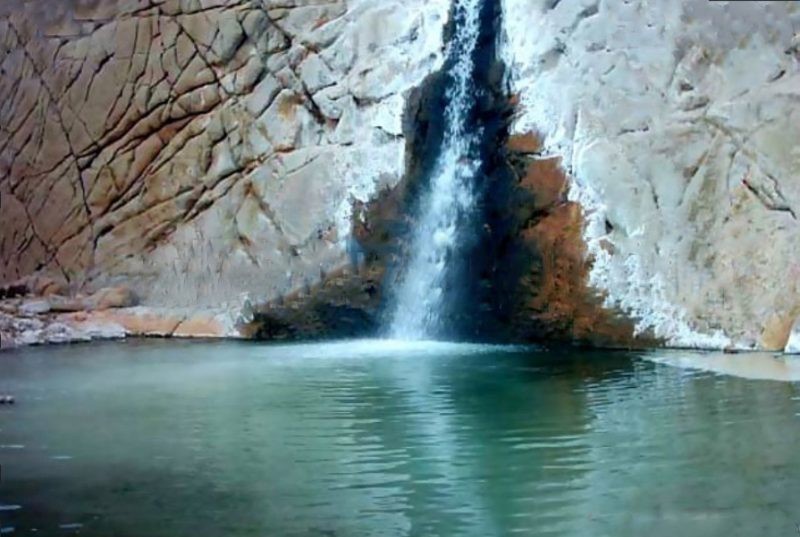 آبشار توف نمکی | رامهرمز