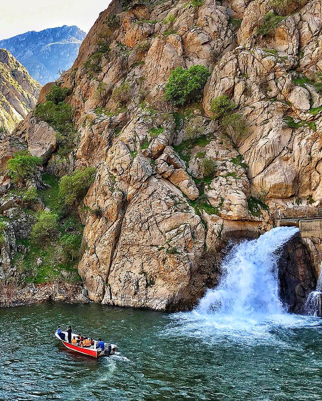 آبشار بل ،جاذبه گردشگری آبشار بل اورامان کردستان 