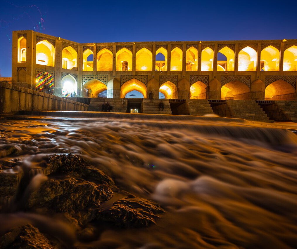 رودخانه زاینده رود اصفهان