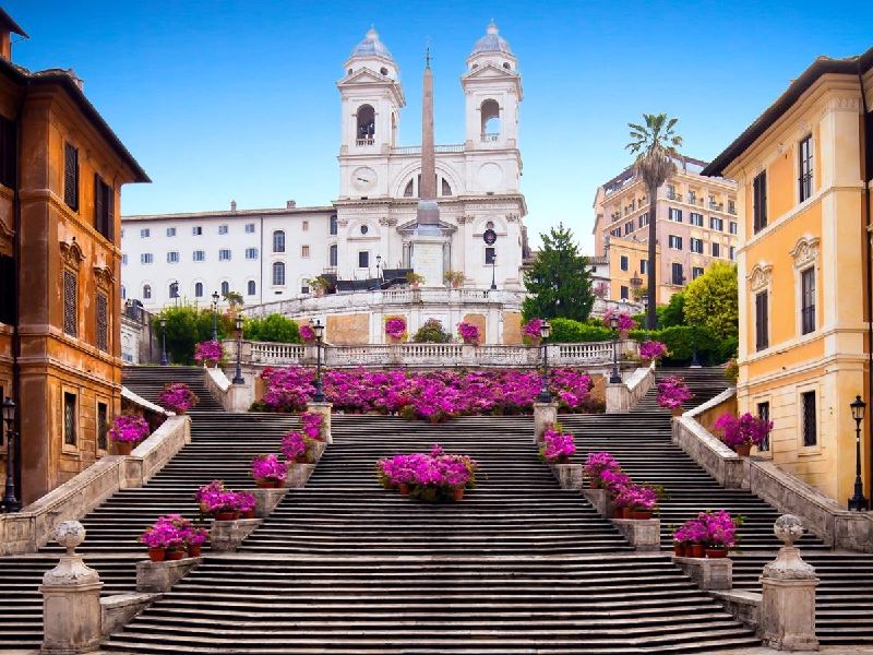 پله ‌های اسپانیایی در ایتالیا