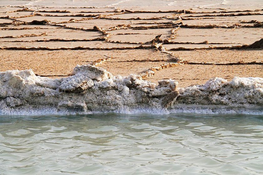 دریاچه نمک از دیدنی‌های کویر مرنجاب اصفهان