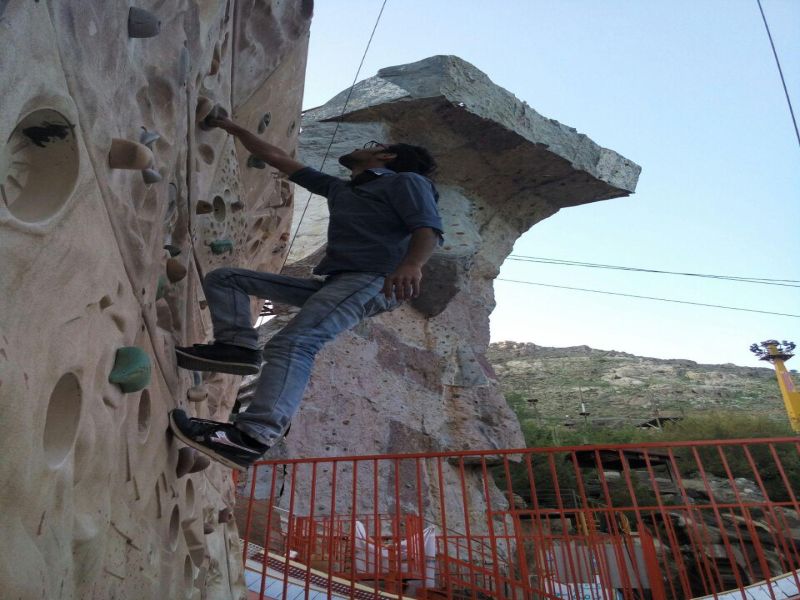 صخره نوردی در گنجنامه همدان